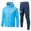 Manchester City Veste à Capuche 2025-26 Bleue Pour Homme